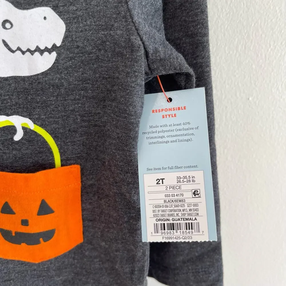 NWT 2T CAT & JACK T-REX OUTFIT
